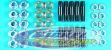 Drive Studs 11/16" dia. (Complete set) A=2-7/8" B=7/8" C=1-3/16" D=13/16"